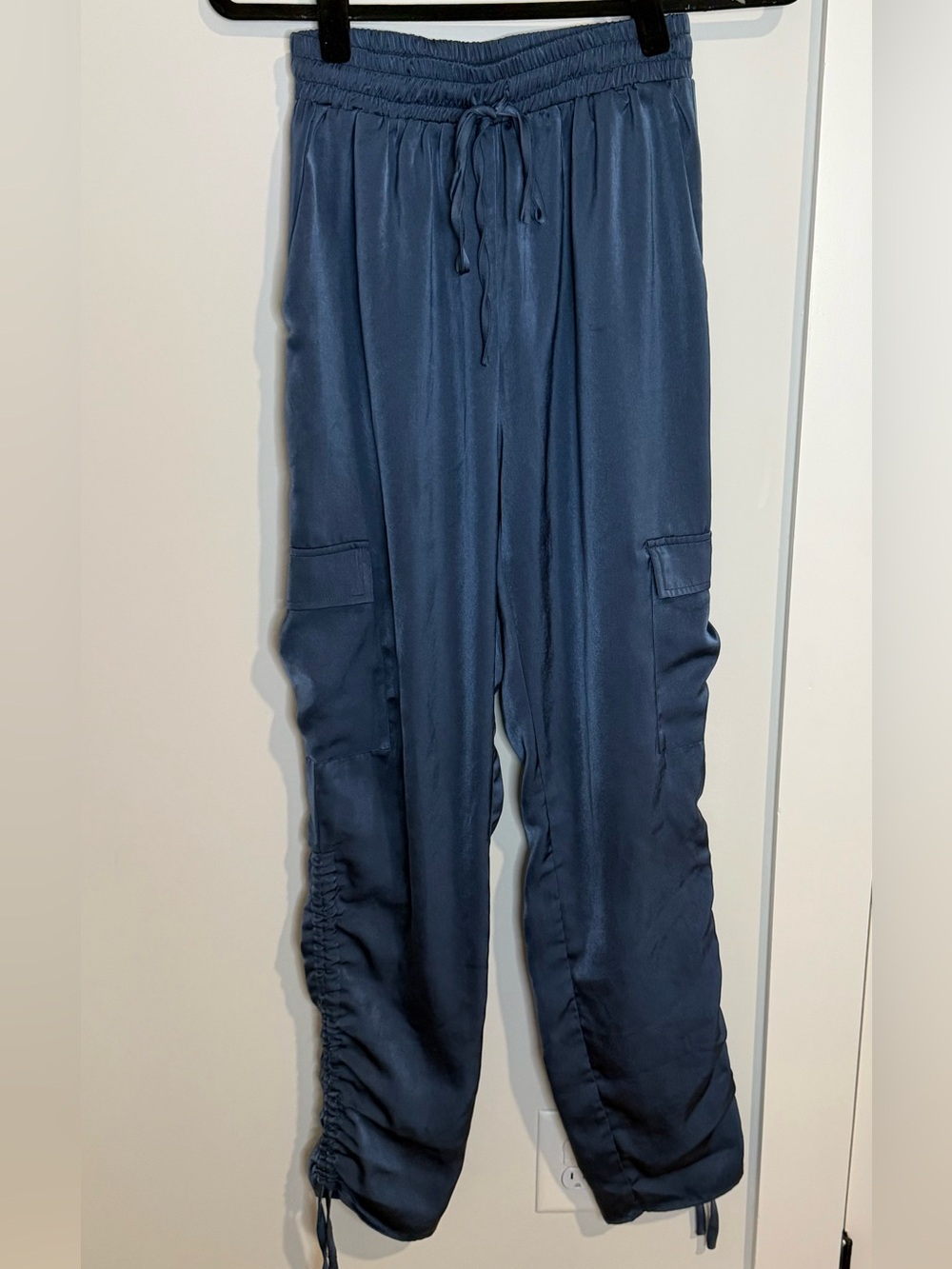 Mustard Seed Navy Drawstring Cargo Joggers